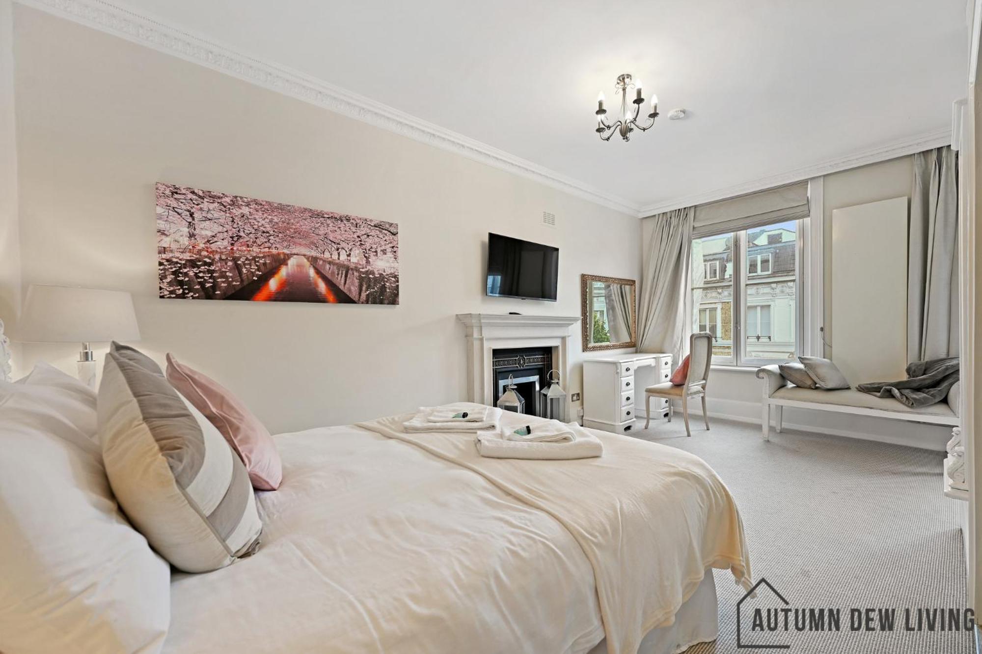 Ferienwohnung Beautiful 2 King Size Beds 2 Bath- Sleeps 5 In Earls Court London Exterior foto
